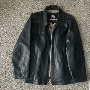 Weatherproof Black Leather Jacket